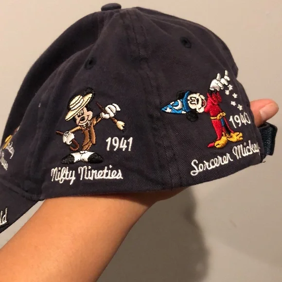 Walt Disney World Mickey Mouse Generations Classic Collection Baseball Hat - Picture 3 of 6